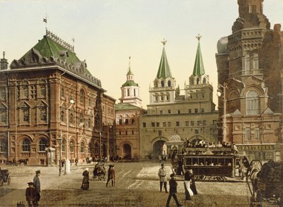 Cartolina vintage di Mosca, 1890 da Russian Photographer